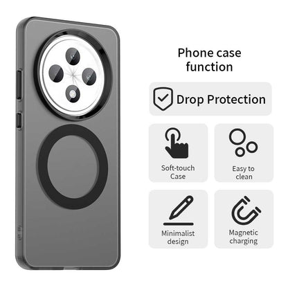 MagSafe futrola za Oppo Reno12 FS 5G / Reno12 FS 4G / Reno12 F 4G, Techsuit, CandyCase, Crna