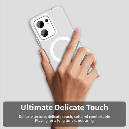 MagSafe futrola za Oppo Reno13 FS 5G / Reno13 F 4G / Reno13 F, Techsuit, CandyCase, Bela