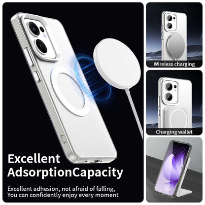 MagSafe futrola za Oppo Reno13 FS 5G / Reno13 F 4G / Reno13 F, Techsuit, CandyCase, Bela