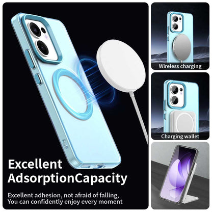 MagSafe futrola za Oppo Reno13 FS 5G / Reno13 F 4G / Reno13 F, Techsuit, CandyCase, Plava