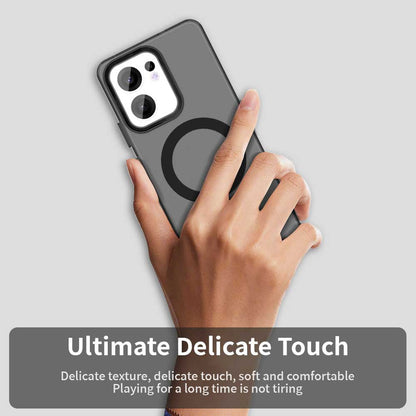 MagSafe futrola za Oppo Reno13 FS 5G / Reno13 F 4G / Reno13 F, Techsuit, CandyCase, Crna