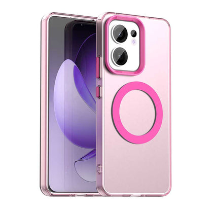 MagSafe futrola za Oppo Reno13 FS 5G / Reno13 F 4G / Reno13 F, Techsuit, CandyCase, Roze