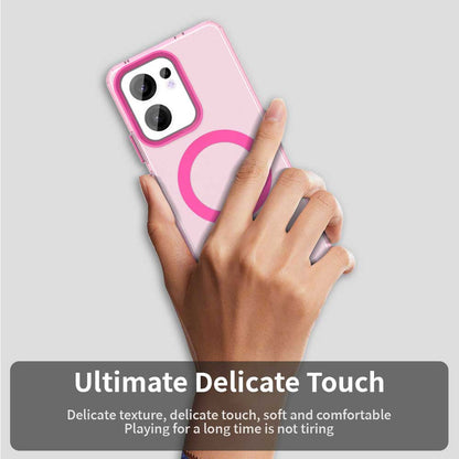 MagSafe futrola za Oppo Reno13 FS 5G / Reno13 F 4G / Reno13 F, Techsuit, CandyCase, Roze