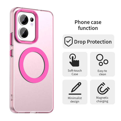 MagSafe futrola za Oppo Reno13 FS 5G / Reno13 F 4G / Reno13 F, Techsuit, CandyCase, Roze