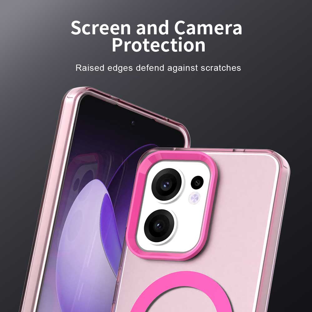 MagSafe futrola za Oppo Reno13 FS 5G / Reno13 F 4G / Reno13 F, Techsuit, CandyCase, Roze