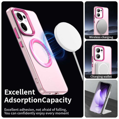 MagSafe futrola za Oppo Reno13 FS 5G / Reno13 F 4G / Reno13 F, Techsuit, CandyCase, Roze