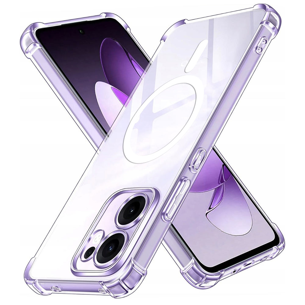 MagSafe futrola za Oppo Reno13 FS 5G / Reno13 F 4G / Reno13 F, Techsuit, Otporna na udarce, Providna