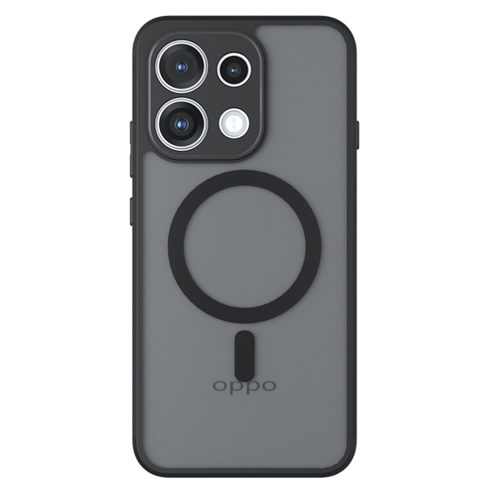 MagSafe futrola za Oppo Reno16 F / Reno16 FS, Techsuit, PureFrost, Crna Satenska