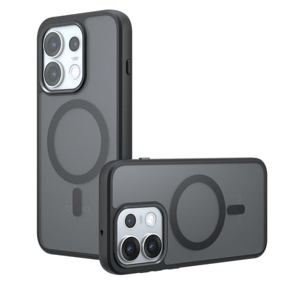 MagSafe futrola za Oppo Reno16, Techsuit, PureFrost, Crna Satenska