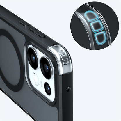 MagSafe futrola za Oppo Reno16, Techsuit, PureFrost, Crna Satenska
