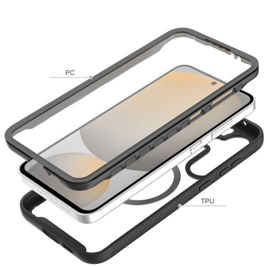 MagSafe case for Samsung Galaxy S24 FE S721, Tech-Protect, Defense360, Black 