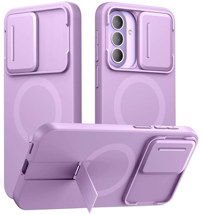 MagSafe futrola za Samsung Galaxy A57 5G, Tech-Protect, Kevlar Aura, Ljubičasta