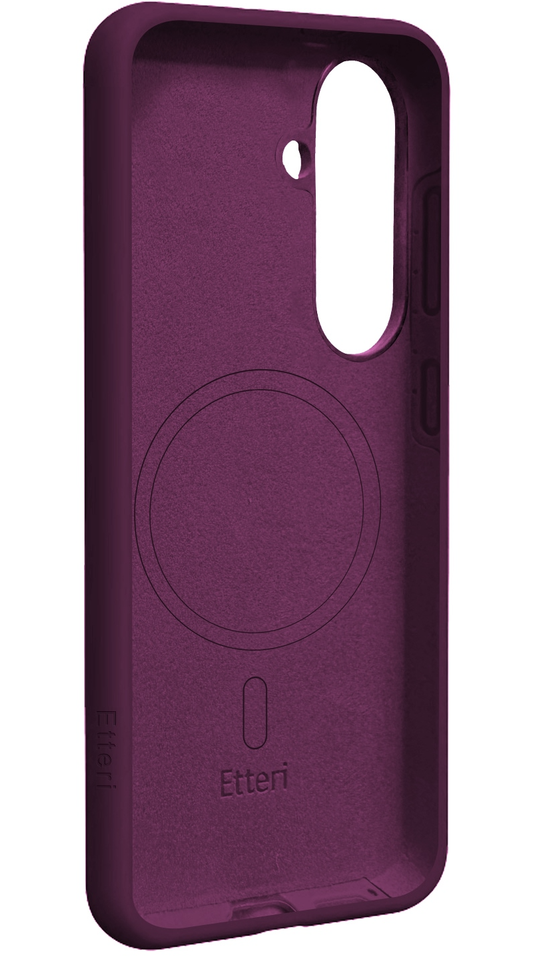 MagSafe futrola za Samsung Galaxy S26 S942, Etteri, Silicone Mag, Bordo