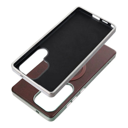 MagSafe futrola za Samsung Galaxy A56 A566, OEM, Gentleman Mag, Braon