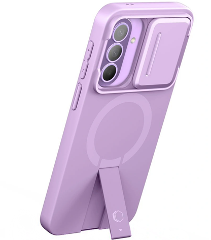 MagSafe futrola za Samsung Galaxy A57 5G, Tech-Protect, Kevlar Aura, Ljubičasta