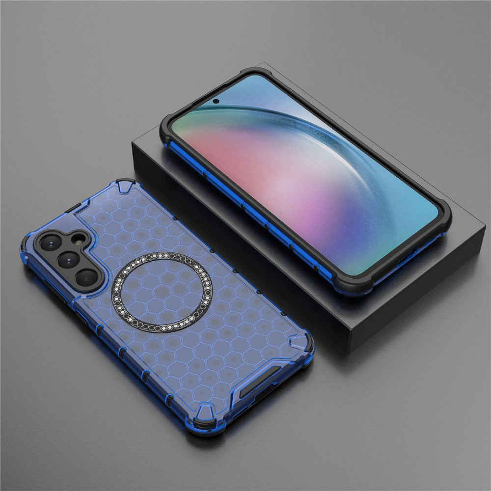 MagSafe futrola za Samsung Galaxy A26 A266, Techsuit, HoneyComb Shield, Plava