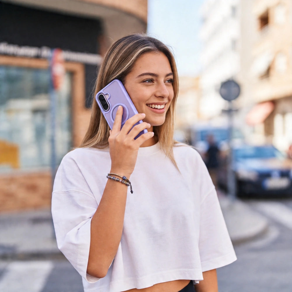MagSafe futrola za Samsung Galaxy A57 5G, Tech-Protect, Magmat, Ljubičasta Mat