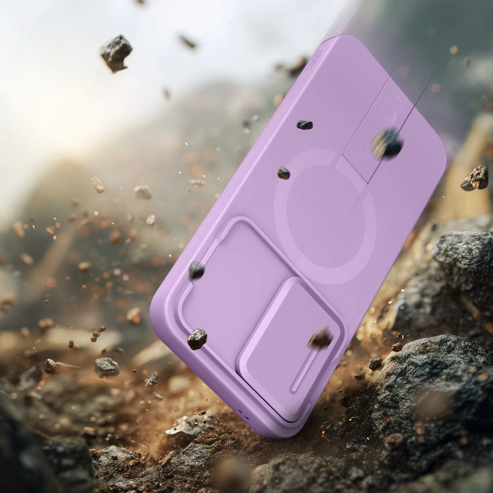 MagSafe futrola za Samsung Galaxy A57 5G, Tech-Protect, Kevlar Aura, Ljubičasta