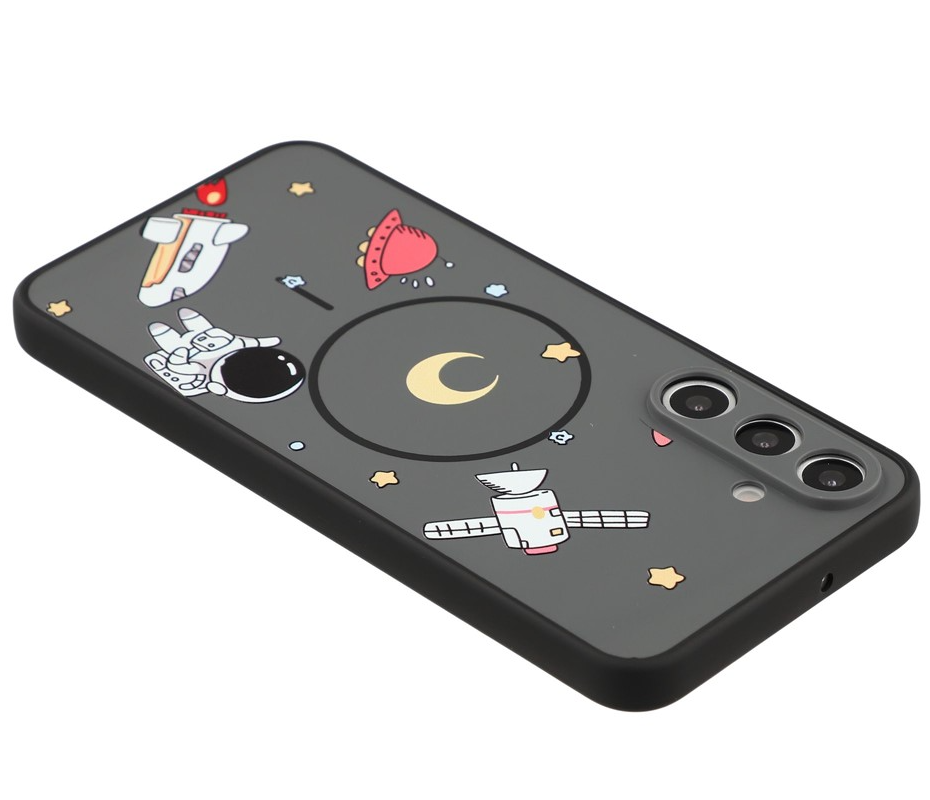 MagSafe futrola za Samsung Galaxy S26 Ultra S948, OEM, Cartoon Astronaut, Siva