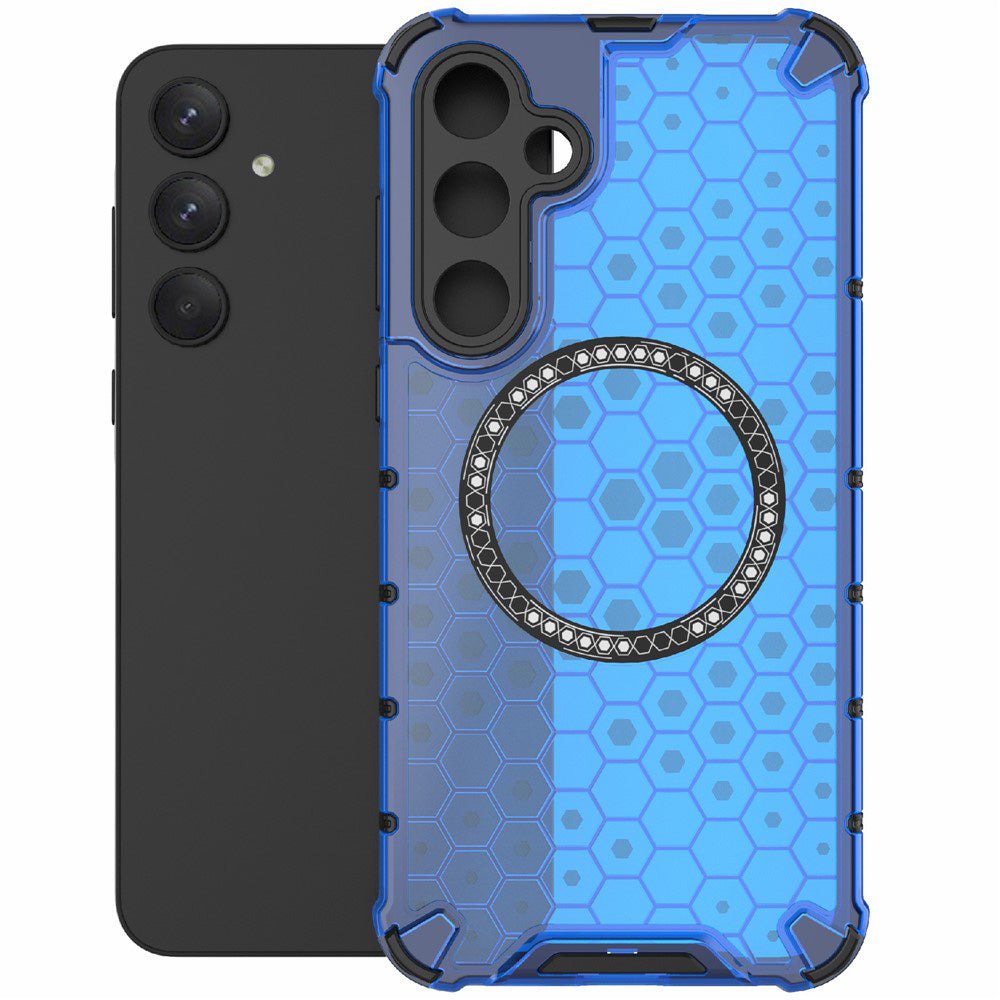 MagSafe futrola za Samsung Galaxy A26 A266, Techsuit, HoneyComb Shield, Plava