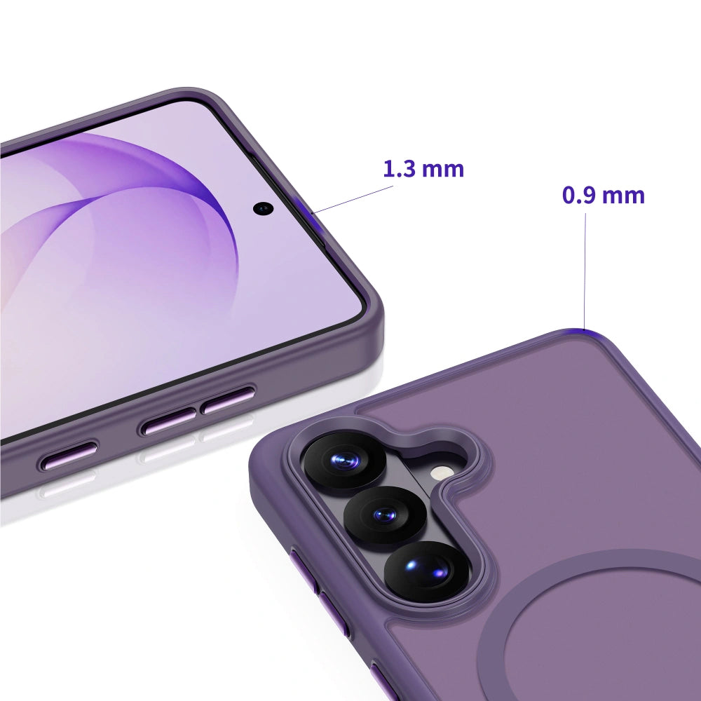 MagSafe futrola za Samsung Galaxy S26 S942, Tech-Protect, Magmat, Ljubičasta Mat