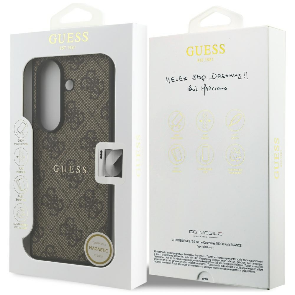 MagSafe futrola za Samsung Galaxy Z Fold7 F966, Guess, 4G Classic, Braon, Refabrikovana