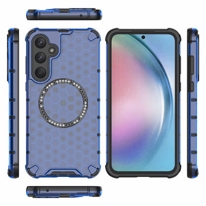MagSafe futrola za Samsung Galaxy A26 A266, Techsuit, HoneyComb Shield, Plava