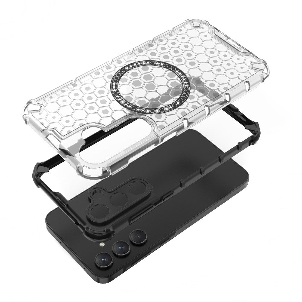 MagSafe futrola za Samsung Galaxy S24 Ultra S928, Techsuit, HoneyComb Shield, Plava