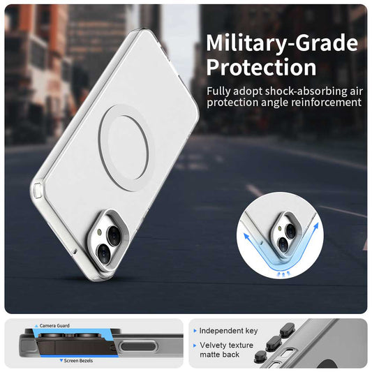 MagSafe futrola za Samsung Galaxy A05 A055, Techsuit, CandyCase, Bela