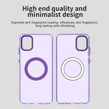 MagSafe futrola za Samsung Galaxy A05 A055, Techsuit, CandyCase, Ljubičasta