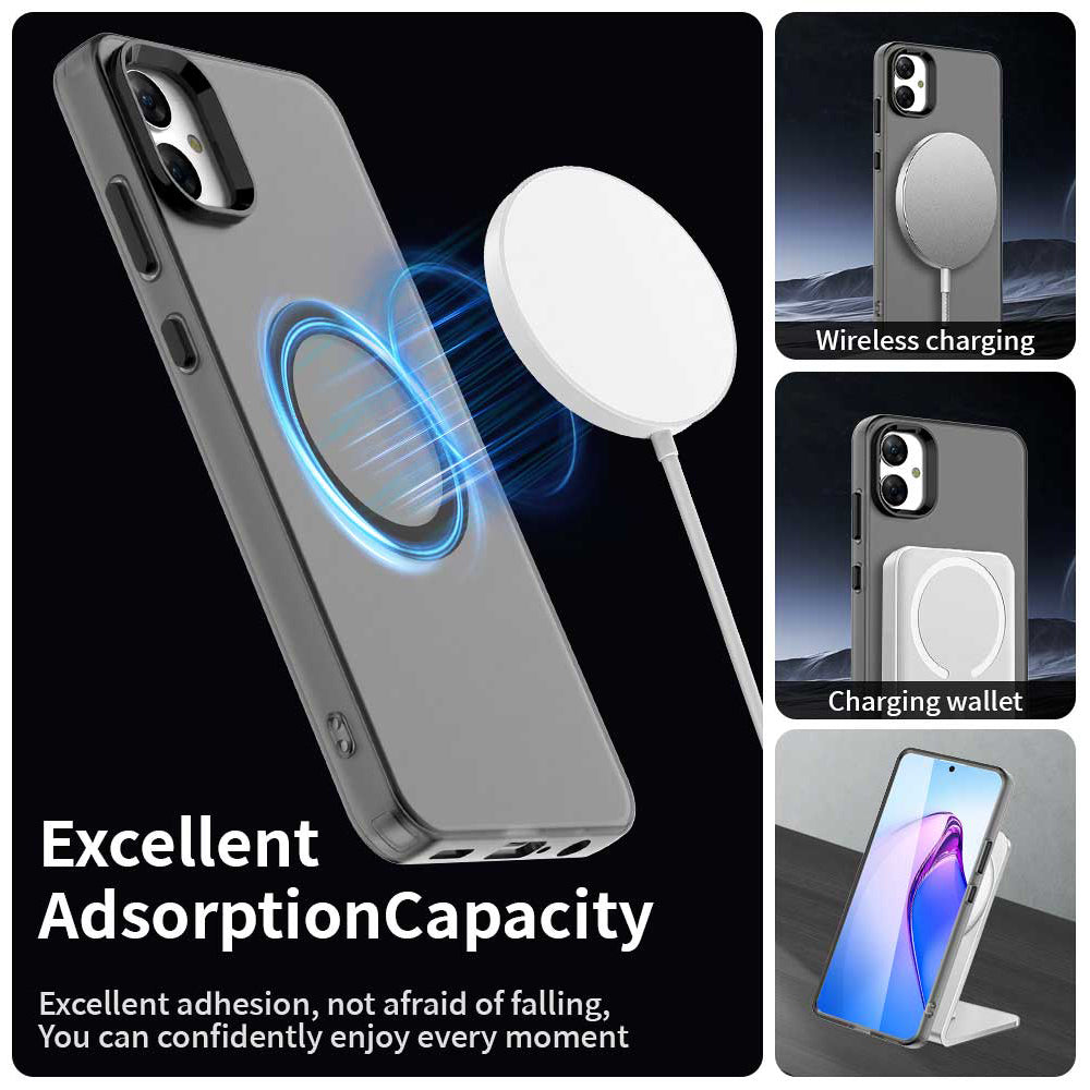 MagSafe futrola za Samsung Galaxy A05 A055, Techsuit, CandyCase, Crna