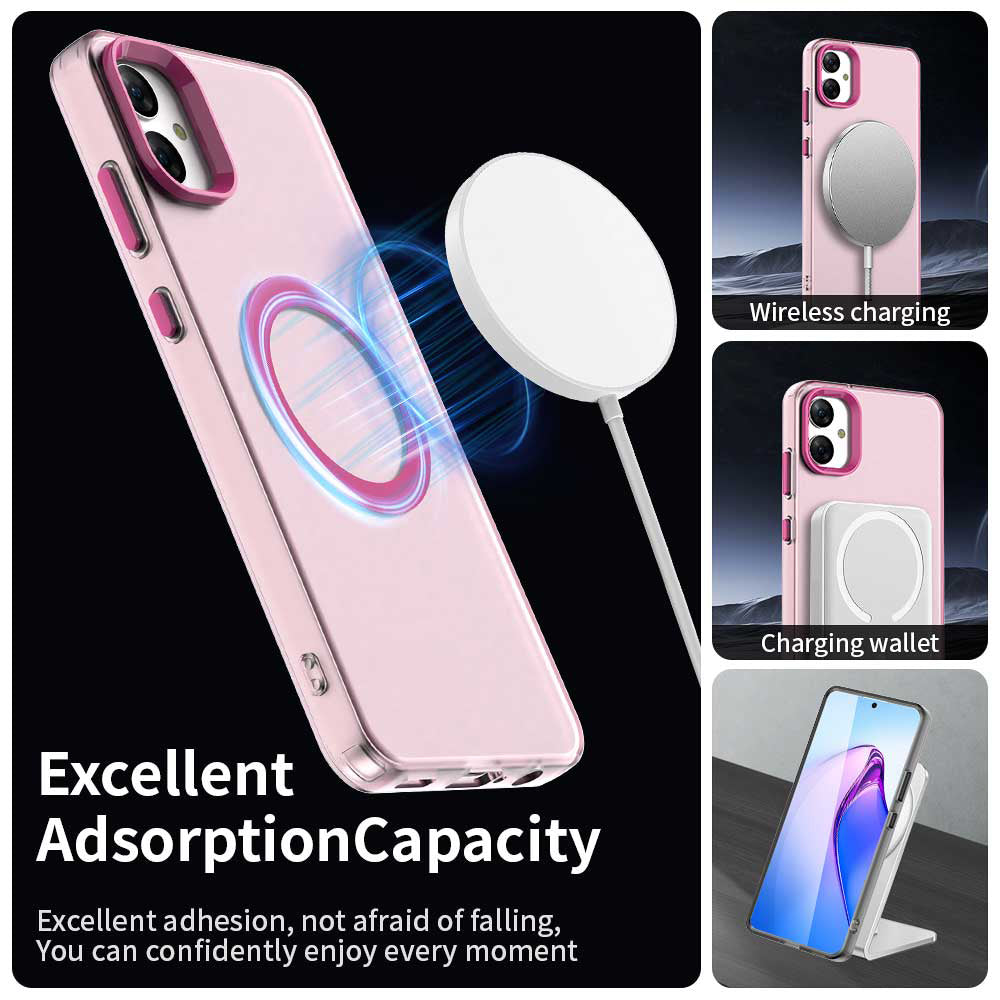 MagSafe futrola za Samsung Galaxy A05 A055, Techsuit, CandyCase, Roze