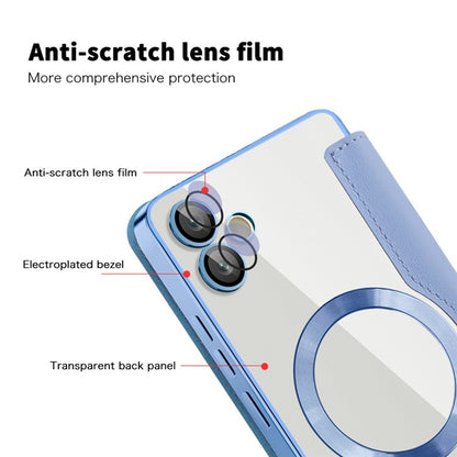 MagSafe futrola za Samsung Galaxy A05 A055, Techsuit, SmartMag Book, Plava
