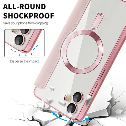 MagSafe futrola za Samsung Galaxy A05 A055, Techsuit, SmartMag Book, Roze