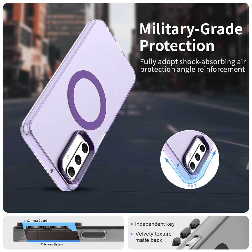 MagSafe futrola za Samsung Galaxy A05s A057, Techsuit, CandyCase, Ljubičasta