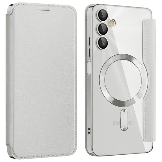 MagSafe futrola za Samsung Galaxy A05s A057, Techsuit, SmartMag Book, Siva