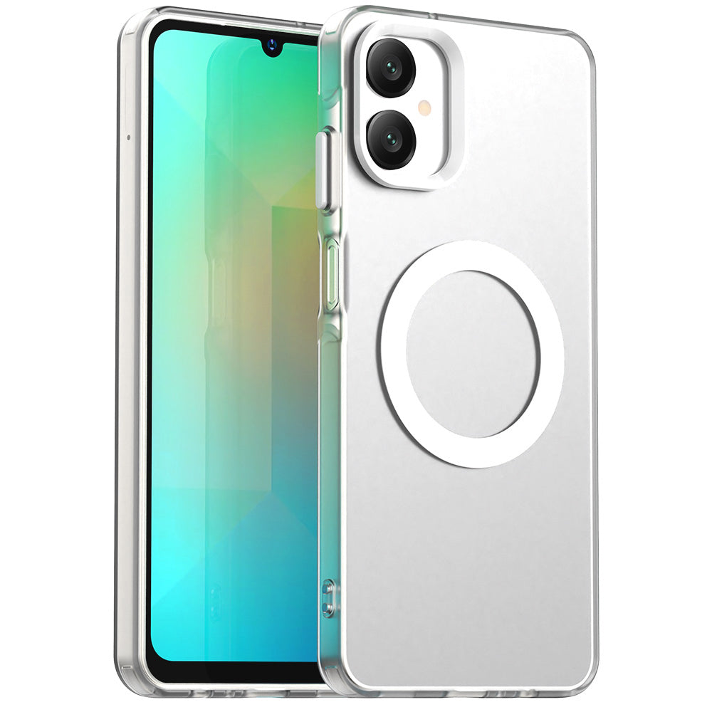 MagSafe futrola za Samsung Galaxy A06 A065, Techsuit, CandyCase, Bela