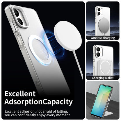 MagSafe futrola za Samsung Galaxy A06 A065, Techsuit, CandyCase, Bela