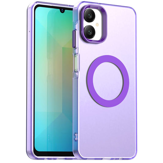 MagSafe futrola za Samsung Galaxy A06 A065, Techsuit, CandyCase, Ljubičasta