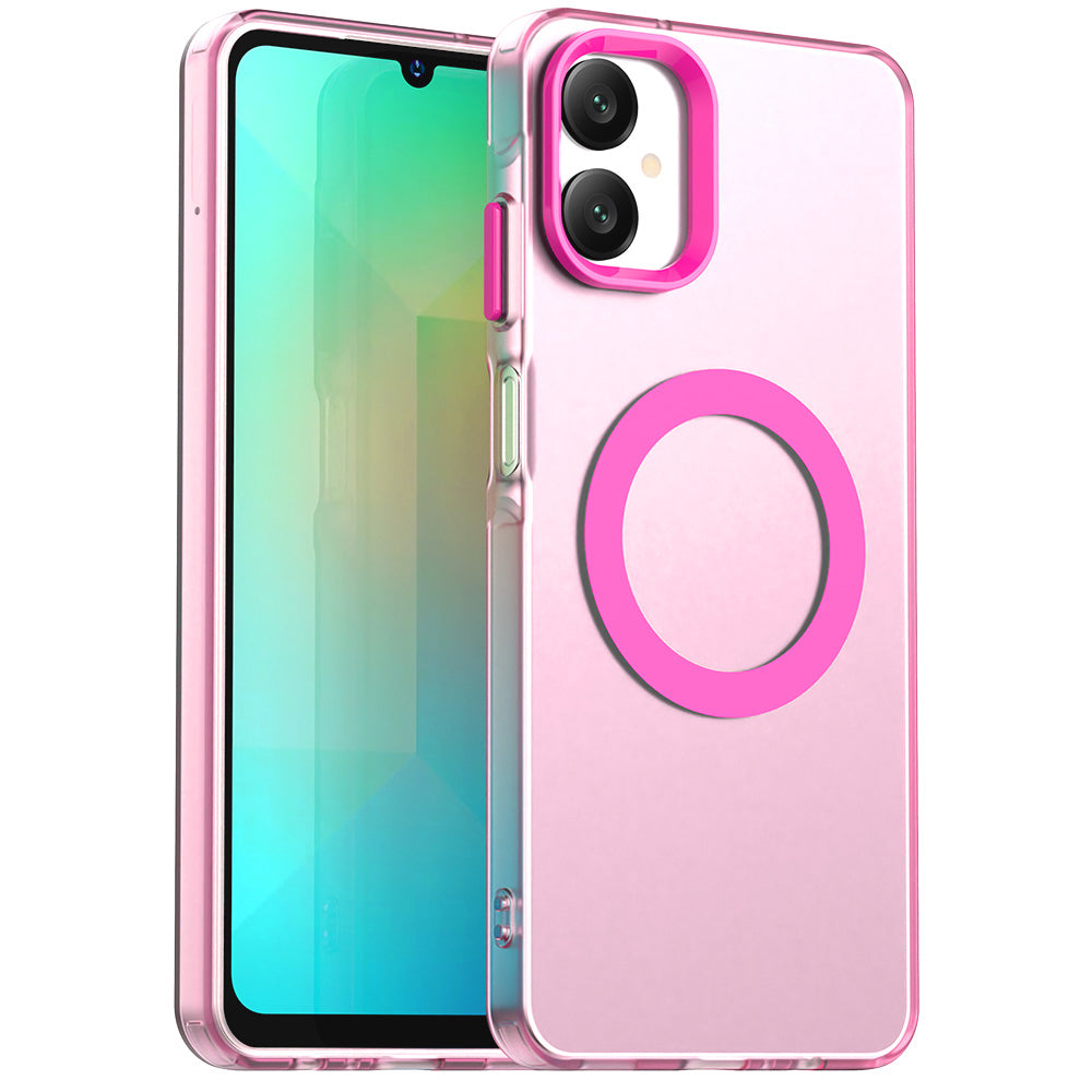 MagSafe futrola za Samsung Galaxy A06 A065, Techsuit, CandyCase, Roze
