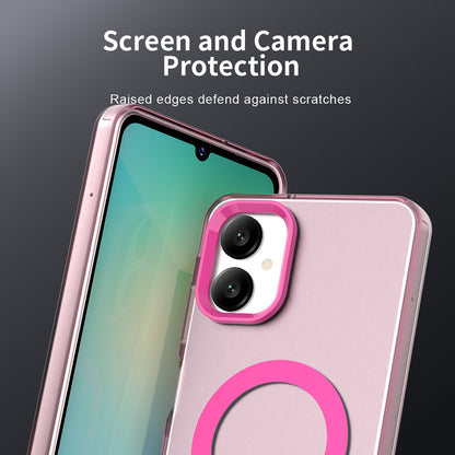 MagSafe futrola za Samsung Galaxy A06 A065, Techsuit, CandyCase, Roze