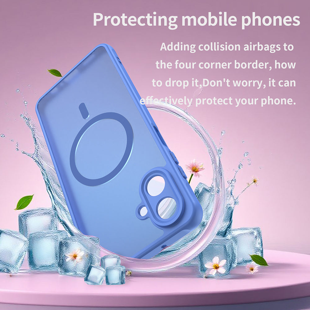 Futrola MagSafe za Samsung Galaxy A07 4G A075, Techsuit, HaloFrost II, Plava