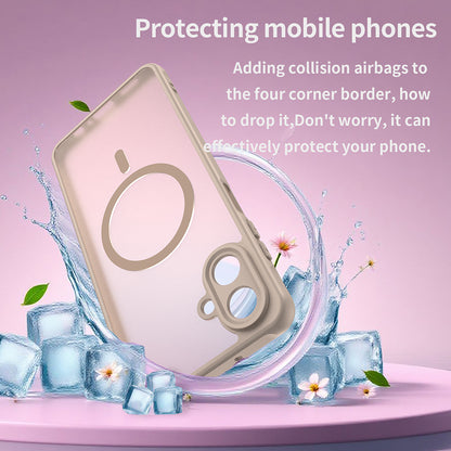 Futrola MagSafe za Samsung Galaxy A07 4G A075, Techsuit, HaloFrost II, Zlatna