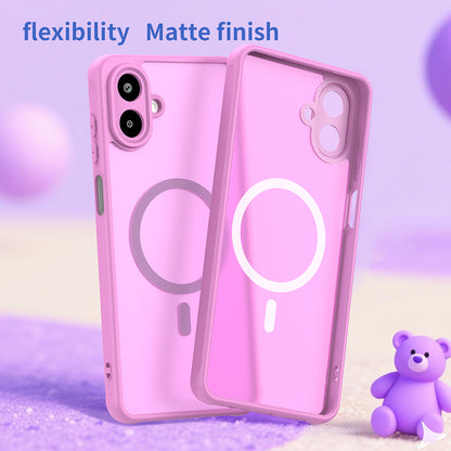 Futrola MagSafe za Samsung Galaxy A07 4G A075, Techsuit, HaloFrost II, Roze