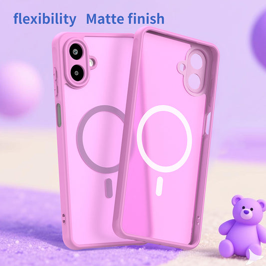 Futrola MagSafe za Samsung Galaxy A07 4G A075, Techsuit, HaloFrost II, Roze