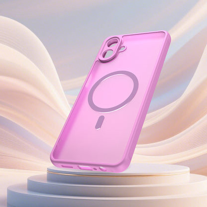 Futrola MagSafe za Samsung Galaxy A07 4G A075, Techsuit, HaloFrost II, Roze