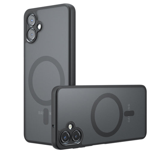 Futrola MagSafe za Samsung Galaxy A07 4G A075, Techsuit, PureFrost, Satin Crna