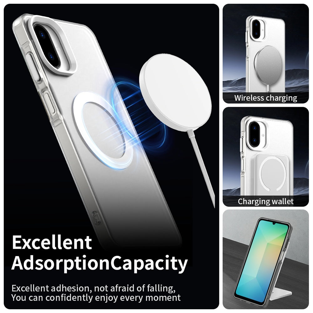 MagSafe futrola za Samsung Galaxy A07 4G A075, Techsuit, CandyCase, Bela