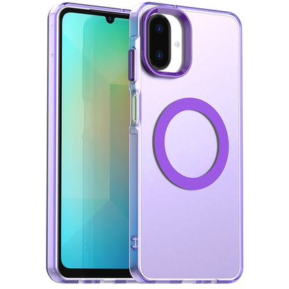 MagSafe futrola za Samsung Galaxy A07 4G A075, Techsuit, CandyCase, Ljubičasta