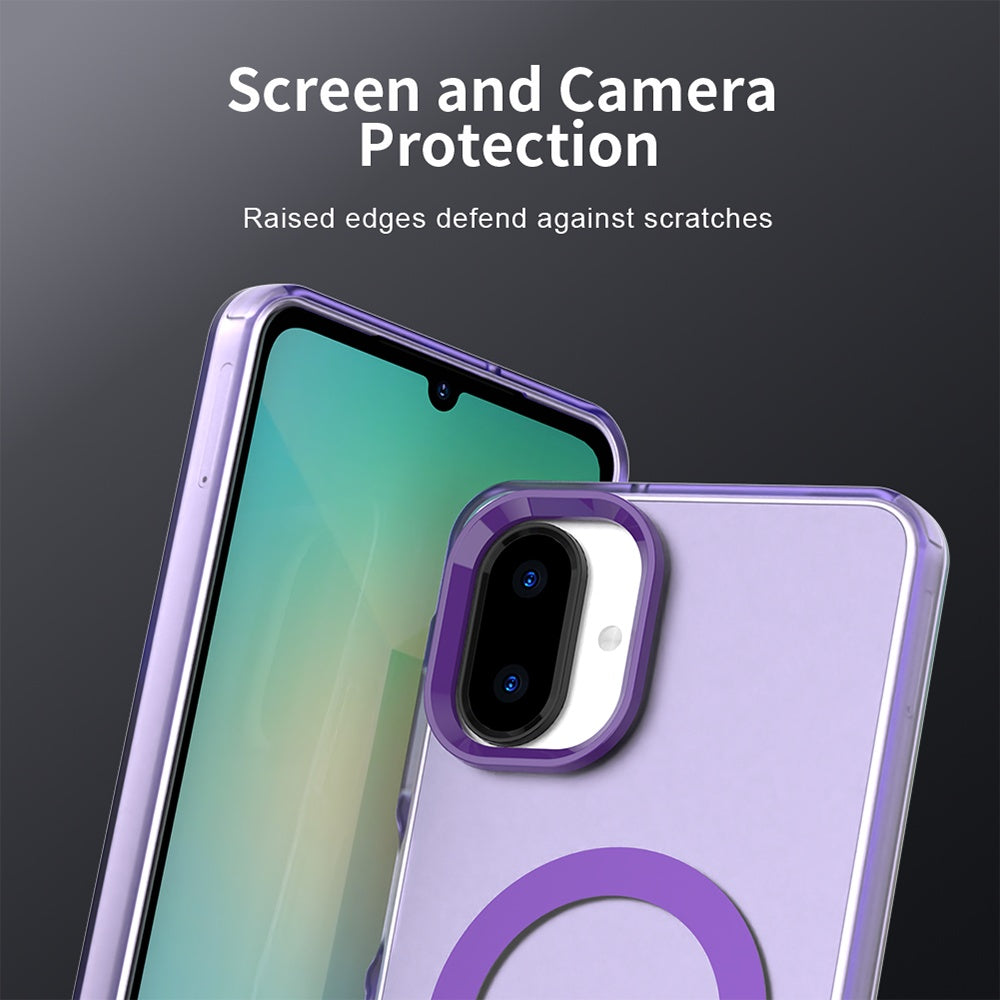MagSafe futrola za Samsung Galaxy A07 4G A075, Techsuit, CandyCase, Ljubičasta
